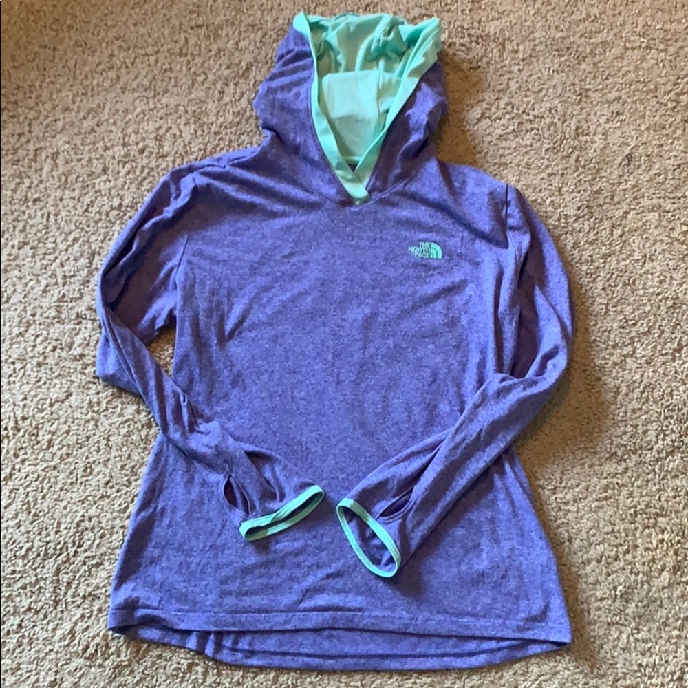 The North Face flash dry hooded shirt